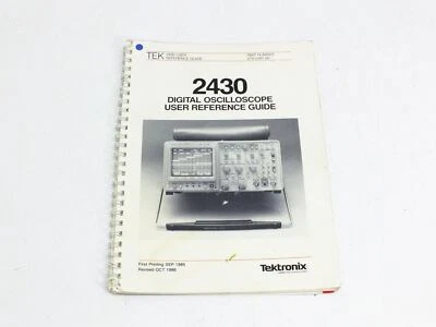 Tektronix 070-5497-00 2430 Digital Oscilloscope User Reference Guide - Image 1 of 4