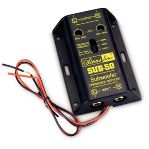 Sinuslive Sub-50 aktive 2-Kanal Cinch Subwoofer Frequenzweiche 50 - 80 - 120 Hz - Bild 1 von 1