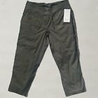 Lululemon Women’s 14 Dance Studio Mid-Rise Cropped Pant Army Green New With Tags