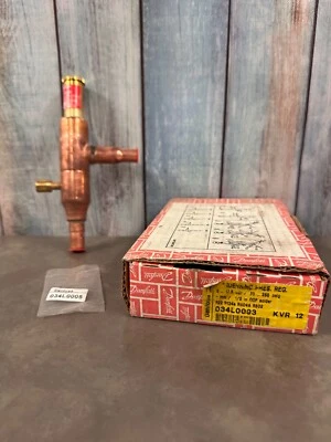 Danfoss KVR 12 034L0093 condensing pressure regulator 73-254 psig 1/2 ODF NOS - Image 1 of 4