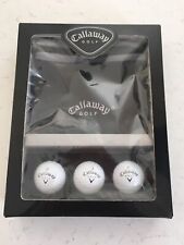 Callaway Golf Gift Set- 3 HX Tour Balls and Callaway Pouch.