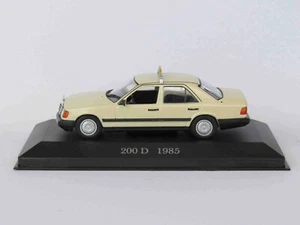 DIE-CAST CAR AUTO MERCEDES BENZ 200 D 1985 TAXI - DE AGOSTINI 1:43 #73 - Imagen 1 de 2