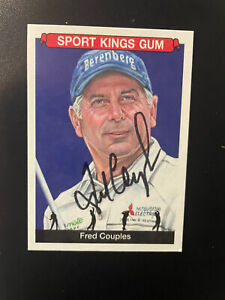FRED COUPLES autograph 2018 SPORT KINGS # 17 golf HOF signed trading card