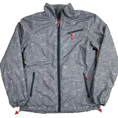 NEW BALANCE Mujer PEQUEÑA Cremallera Completa Ligera Cortavientos Chaqueta para Correr Gris Foto 1 de 4