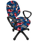 Cars Office Chair Slipcover Racing Automobile Sports