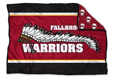 Manta de recaudación de fondos personalizada para Fallbrook Warriors 60"x80" - Aprox. 450 GSM 4,4 lb Foto 1 de 2