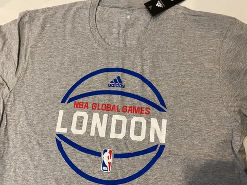 NBA London Games T’shirt XL  Cavaliers Pacers 12-1-17 Cover