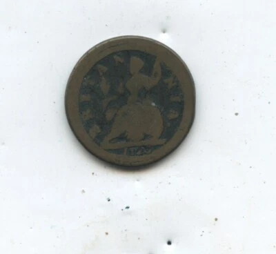 Medio centavo Britannia 1723 Foto 1 de 2