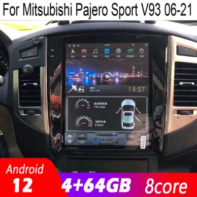 12.1" Touchscreen Radio Android Gps Navigation For Mitsubishi Pajero Sport 06~21 - Image 1 of 4