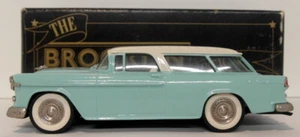 Brooklin 1/43 Scale BRK26A 002 - 1955 Chevrolet Nomad Estate Light Blue - Picture 1 of 5