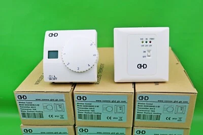 Saswell SAS816WHB-0-RF Wireless Hot Water Underfloor Heating Room Thermostat - Image 1 of 4