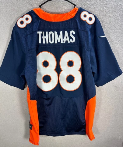 NFL Denver Broncos Demaryius Thomas 88 Nike On Field Orange Jersey Men's 44 Cover