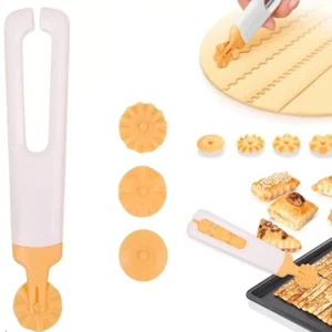 Ruota per pasticceria da cucina tagliapasta ruota ravioli crimpatrice ruota - Foto 1 di 11