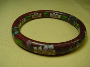 B155/ Emaille Cloisonne Armreif, schöne Arbeit - Bild 1 von 1