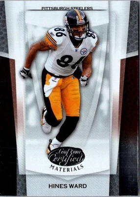 2007 Leaf Certified Materials Hines Ward #111 Pittsburgh Steelers Football Card - Image 1 of 2
