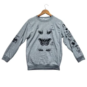 Harry Styles Tattoos Rundhals Sweatshirt Pullover Konzert Tour Boy Band Gr. S - Bild 1 von 6