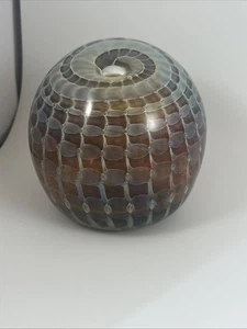 Chris Belleau Studio Art Glas Briefbeschwerer - Bild 1 von 6