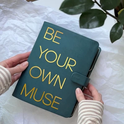 2026 Personalized A5 Planner with Zipper Pockets, Gift For Her, Handmade - Image 1 of 4