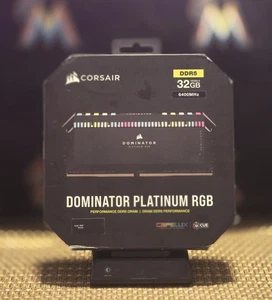 BRANDNEU CORSAIR DOMINATOR PLATINUM RGB 32GB (2x16GB) DDR5 DRAM 6400MHz - Bild 1 von 4