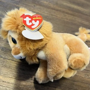 Ty Beannie Babys Louie Löwe Plüschtier Stofftier 6 Zoll 01/28 Januar 28 - Bild 1 von 5