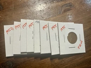 Lote de 8 centavos Lincoln Wheat 1955 con errores BIE y variedad de letras desplazadas - Imagen 1 de 24