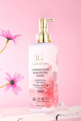 Loción de belleza Luminous Glow antienvejecimiento blanqueadora facial y corporal 500 ml Foto 1 de 4