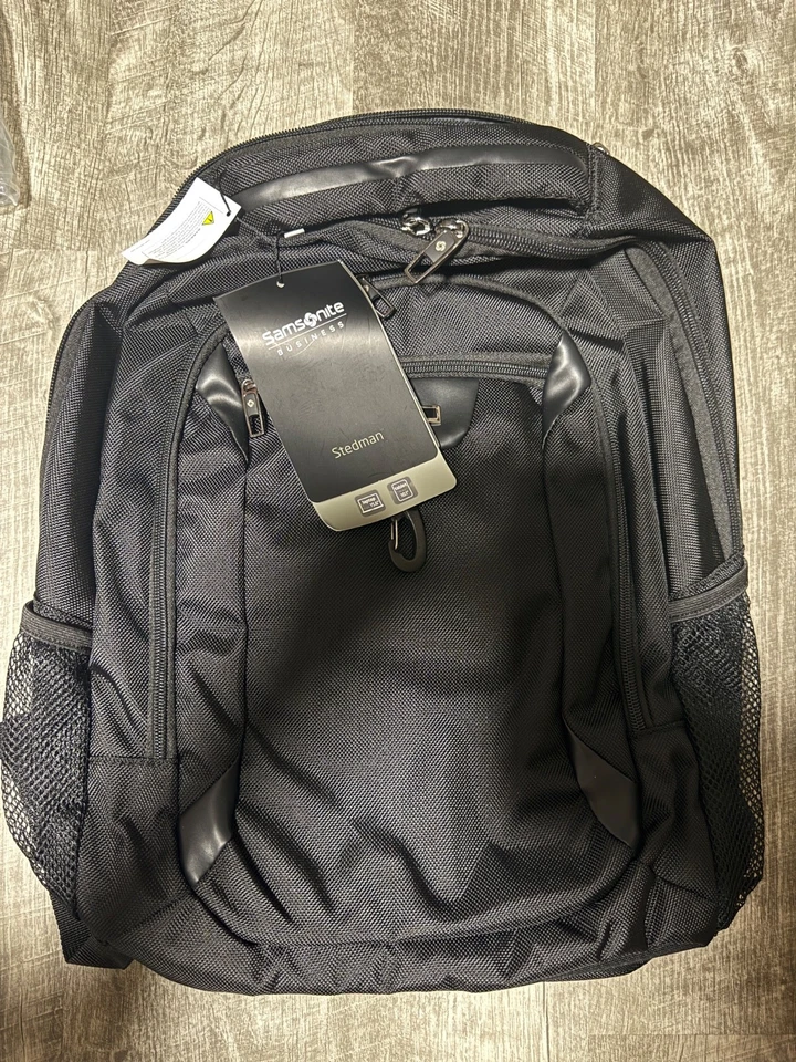 Mochila Samsonite Stedman 15,6" Business Travel Court preta nova - Imagem 1 de 1