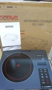 OCTAVO 1800W Fornello a Infrarossi Portatile, Timer 4 Ore, OC-1050 Nuovo con scatola - Foto 1 di 2