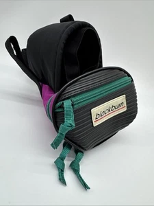 Blackburn Bike Bag Magenta/Black Compact Under-Seat Cycling Gear Water Pouch - Picture 1 of 13