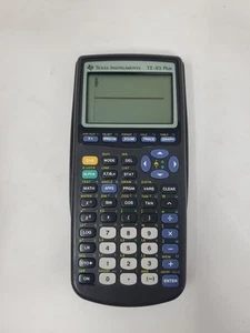 Texas Instruments TI-83 Plus Graphing Calculator Black With Cover - Picture 1 of 2