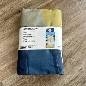 Funda nórdica y funda de almohada IKEA AFTONSPARV, espacio/azul, doble NUEVO - Imagen 1 de 4
