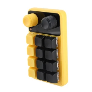 Einhändig Programmierbare Mechanische Tastatur 12 Tasten Doppelknopf Roter - Afbeelding 1 van 24