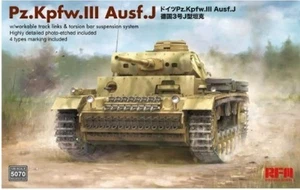 Rye Field Models 5070 1/35 Pzkpfw III Ausf J Tank W / Réalisable Piste Maillons - Picture 1 of 1