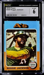 🔥 1975 Topps - Reggie Jackson #300 - CGC 6! - Picture 1 of 2