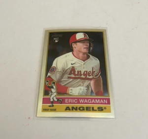 2025 Topps Heritage Eric Wagaman Chrome Refractor Karte # 260 LA Angels - Bild 1 von 3