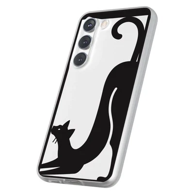 Case For Samsung Galaxy S(S25,S24,S23,S22,S21,S20,S10),Cat Décor 1 Print - Image 1 of 4