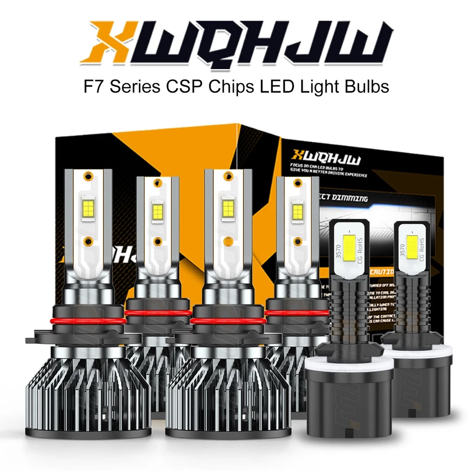 9005 9006 880 6 piezas faros LED xenón blanco + bombillas antiniebla para Saturn Vue 2006 2007 Foto 1 de 4