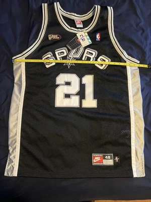 100% Authentic 1999 Tim Duncan San Antonio Spurs Nike Jersey 48 XL NWT - Image 1 of 4