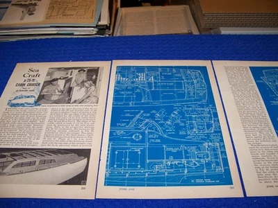 BUILD: SEA CRAFT 25' CABIN CRUISER (PART IV) ...PLANS/DETAILS/PHOTOS (331QQ) - Image 1 of 4