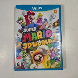 Super Mario 3D World (Nintendo Wii U, 2013) Completo con Insertos Probado en Caja Original - Imagen 1 de 3