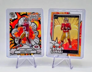 2024 Panini Donruss Brock Purdy Bomb Squad #15 set of 2 - Picture 1 of 2
