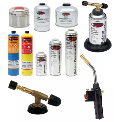 GOSYSTEM Go System Butane Gas Propane Isobutane Fuel Cartridge Power Source Blow Torch