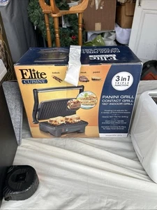 Parrilla Panini Elite Cuisine 3 en 1 modelo 2976 - Imagen 1 de 6