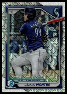 2024 Bowman Chrome Prospects Mojo Refractors #BCP-110 Lázaro Montes - Picture 1 of 2