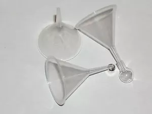 1pc. small tiny little plastic FUNNEL for filling vial bottles with liquids New - Picture 1 of 2