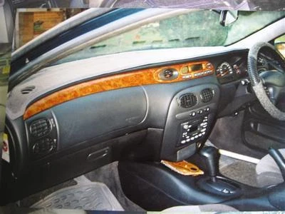 Alfombrilla de tablero negra, alfombrilla de tablero apta para ford ltd, ford fairmont, ford fairlane, 1998-2002 Foto 1 de 4