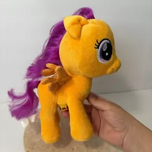 BUILD A BEAR My Little Pony Scootaloo Plush 10" Orange Shimmer Wings EUC - Picture 1 of 13