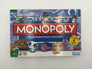 Monopoly Littlest Pet Shop Edition Board Game 2008 COMPLETE See Description