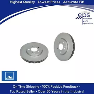 L & R Front Brake Rotor Disc Select 2004-09 Mercedes E320 E350 Ate 211 421 12 12 - Picture 1 of 8