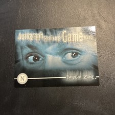 Jb4b Twilight Zone The Next Dimension 2000 N Autograph Challenge, Game Card